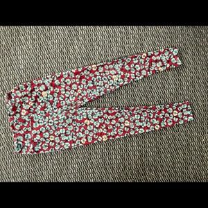 LuLaRoe Apple Design Legging One Size